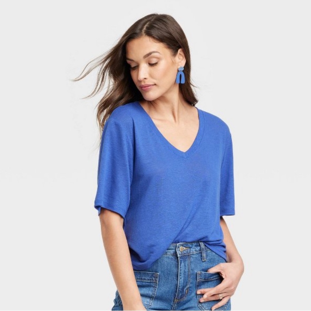 Linen Crop Top Tee